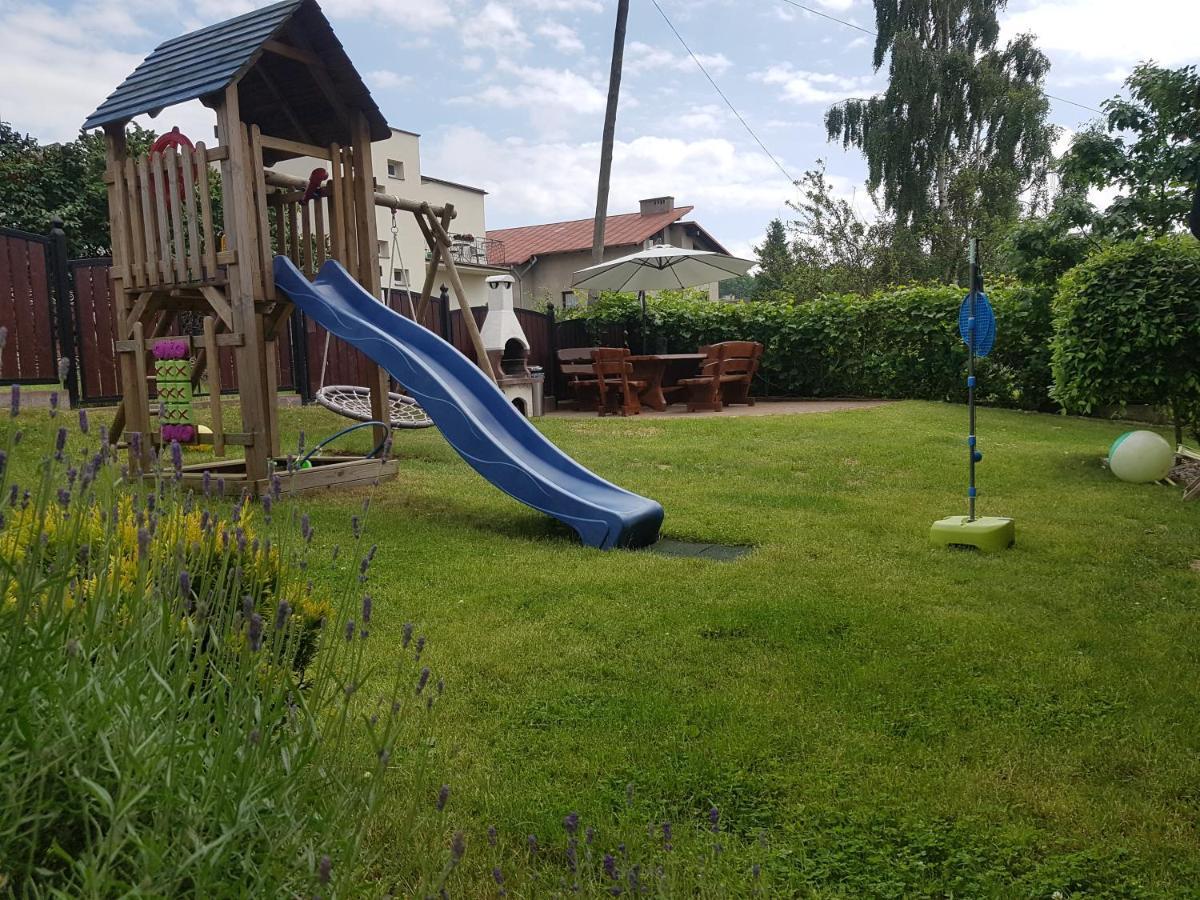 Dom Jastrzebia Z Basenem I Jacuzzi Daire Jastrzębia Góra Dış mekan fotoğraf